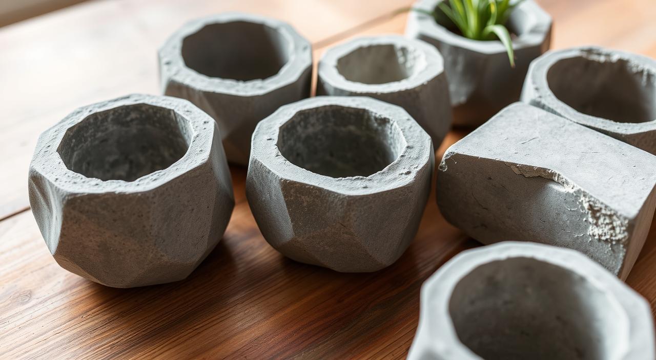 Aprenda a Fazer Vasos de Cimento para Suas Plantas