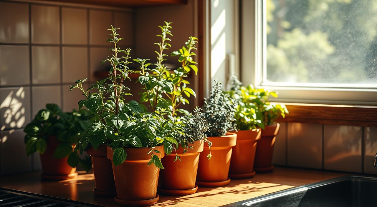 Como Cuidar de Ervas Aromáticas na Cozinha com Pouco Espaço