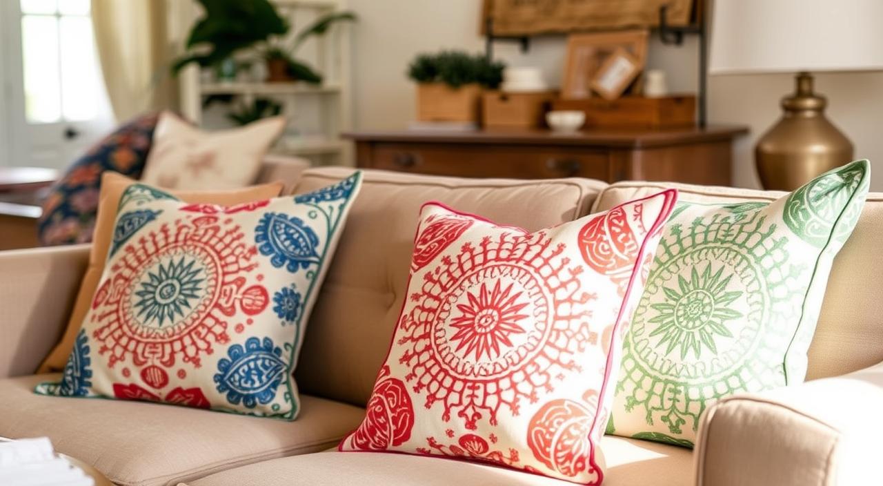 DIY: Como Criar Almofadas Estampadas com Carimbo Caseiro