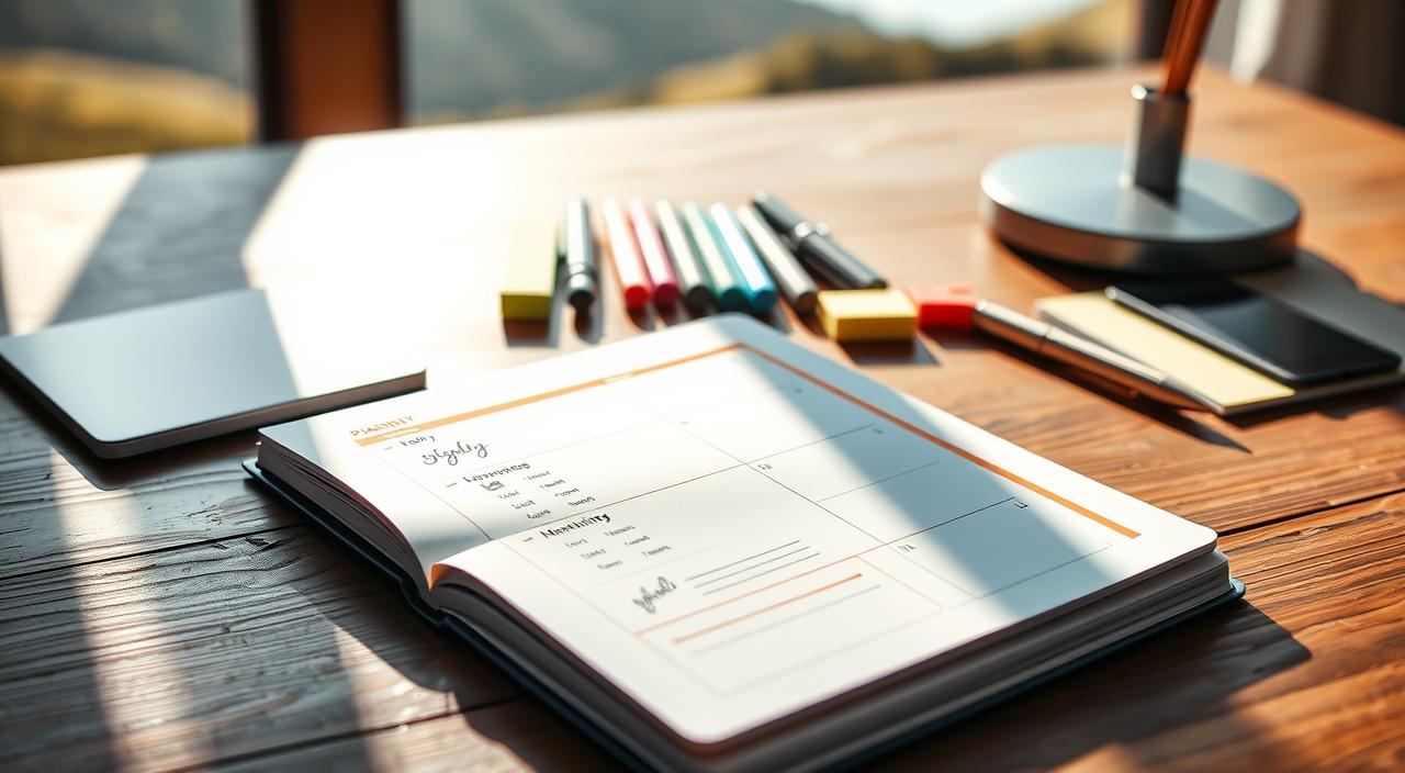 Dicas para Organizar a Semana com um Planner Visual
